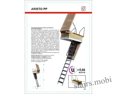 ARISTO PP вид4 описание stairs.mobi